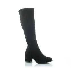 Kozaki zamszowe na słupku 6...