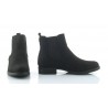 Botki sztyblety damskie zamszowe czarne