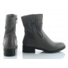 Botki damskie na niskim obcasie 3,5 cm. szare