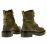 Botki trzewiki workery gruba podeszwa zielone